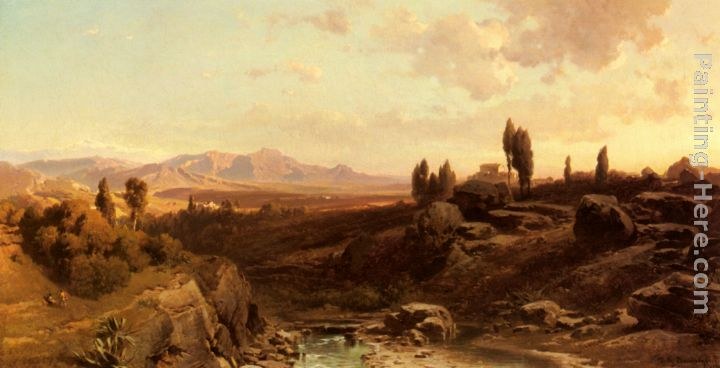 Friedrich Bamberger Blick Uber Die Sierra Nevada